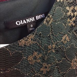 Dark green and gold Cocktail Dress size 0